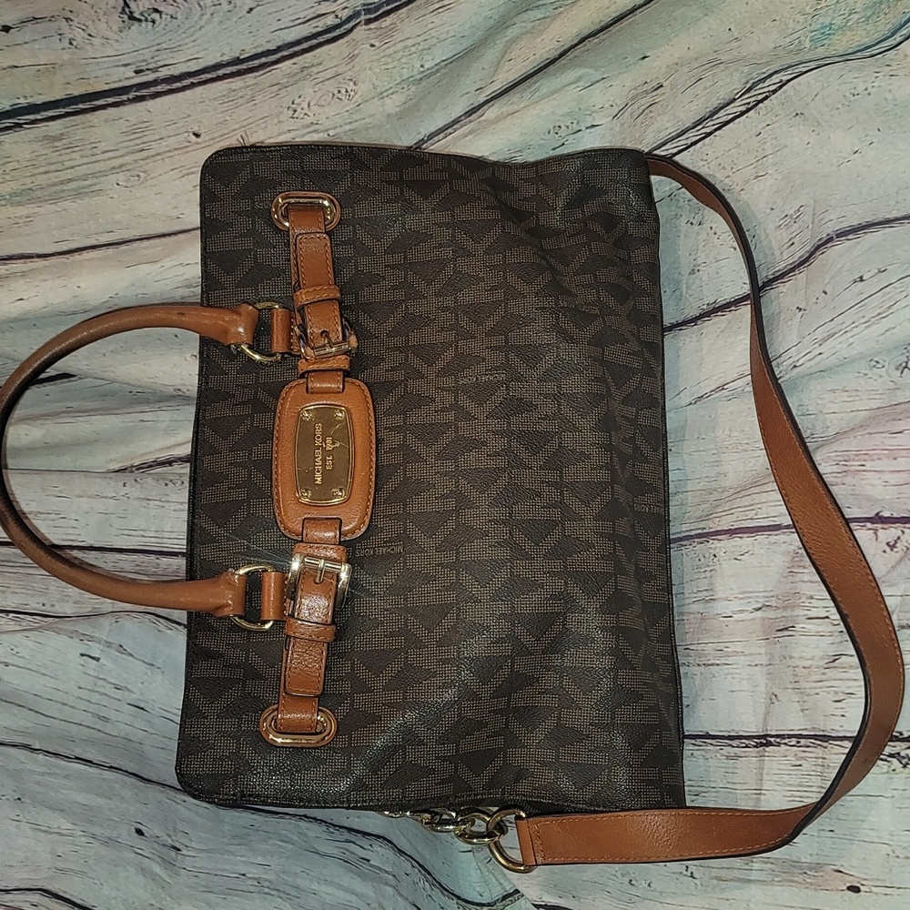 Michael kors brown Hamilton bag